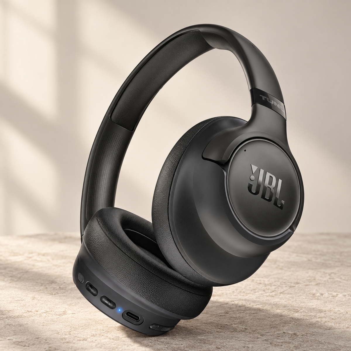 JBL TUNE 780 NC HEADPHONE — GREY Studio editorial