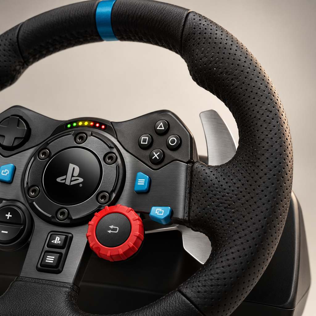 LOGITECH G29 DRIVING — GREY Studio detail