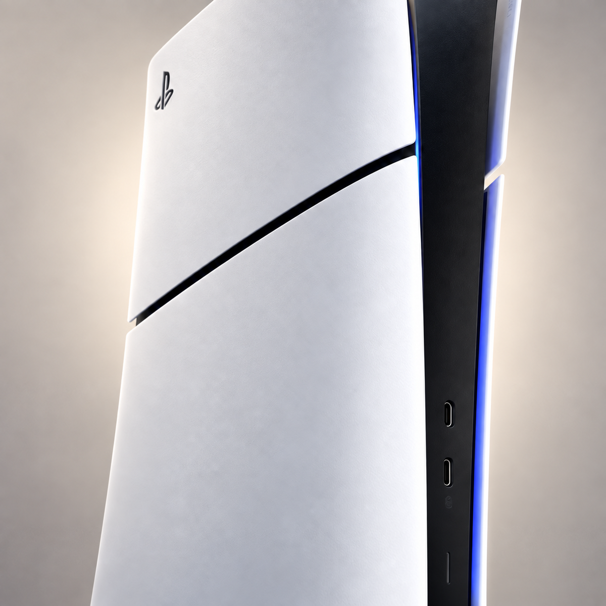 PS5 SLIM DIGITAL 1 TB — GREY Studio detail