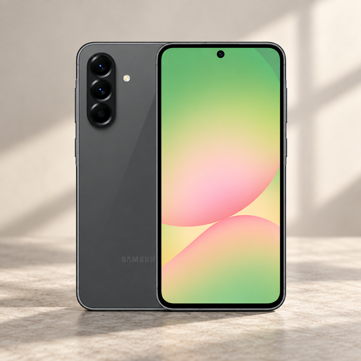 SAMSUNG A56 8*256 GB GRAP — GREY Studio editorial