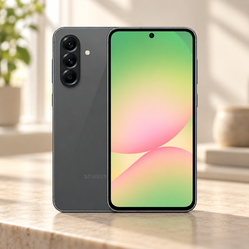 SAMSUNG A56 8*256 GB GRAP — GREY Studio lifestyle