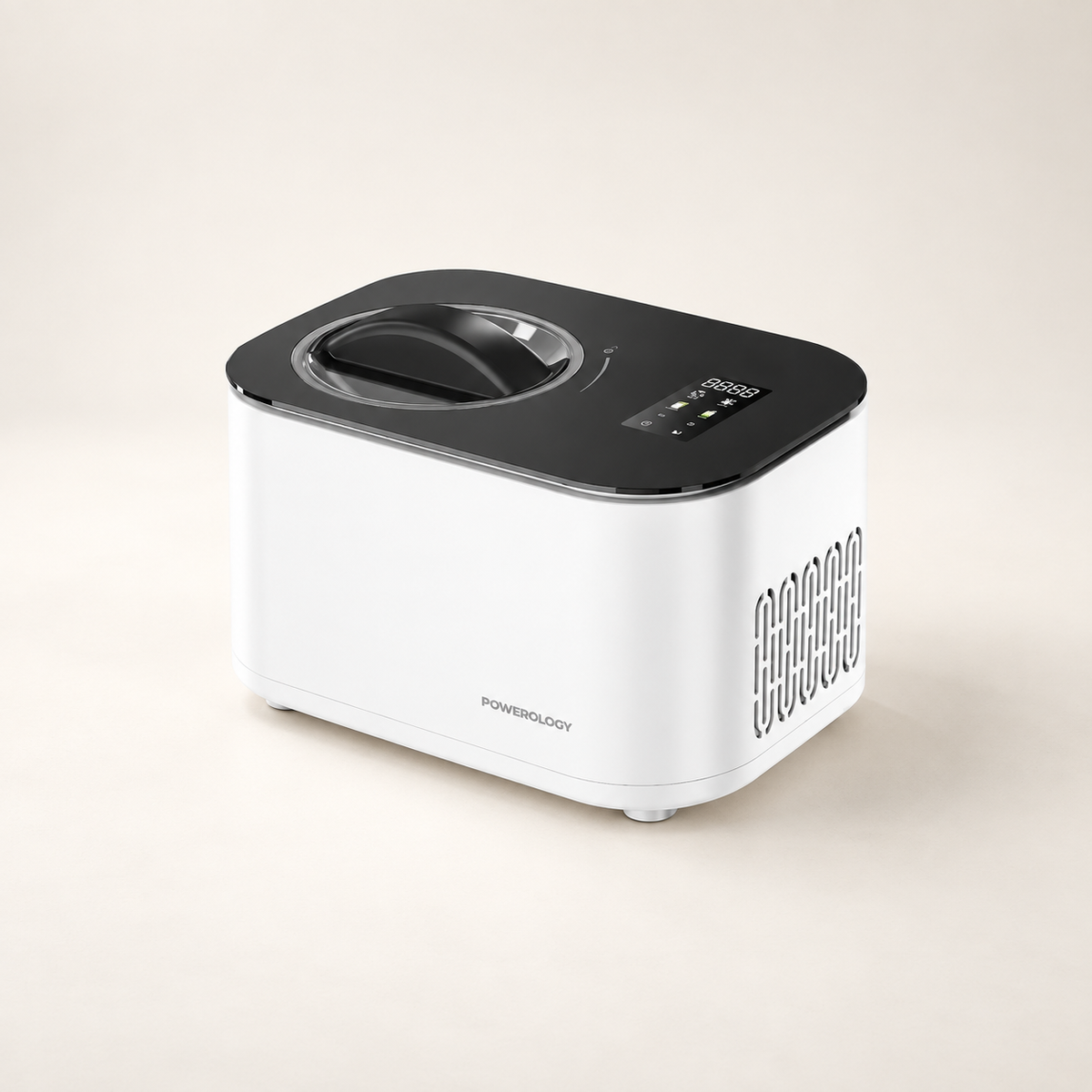 GREY Studio catalog | Powerology Ice Cream & Frozen Yogurt Machine - White | P1LICECRM