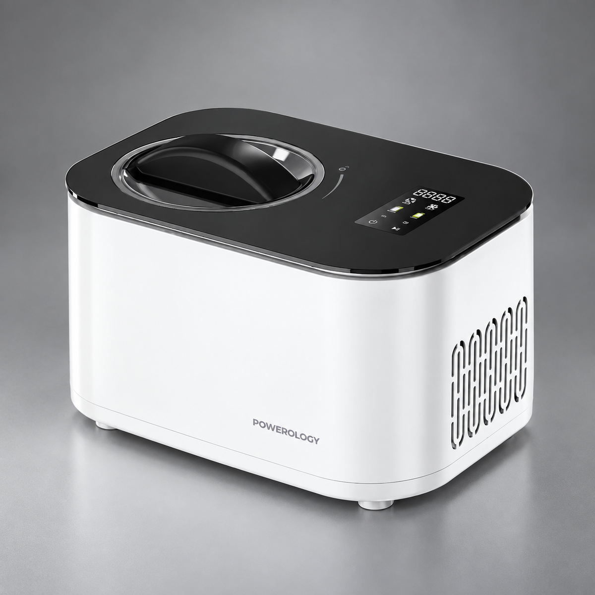GREY Studio detail | Powerology Ice Cream & Frozen Yogurt Machine - White | P1LICECRM