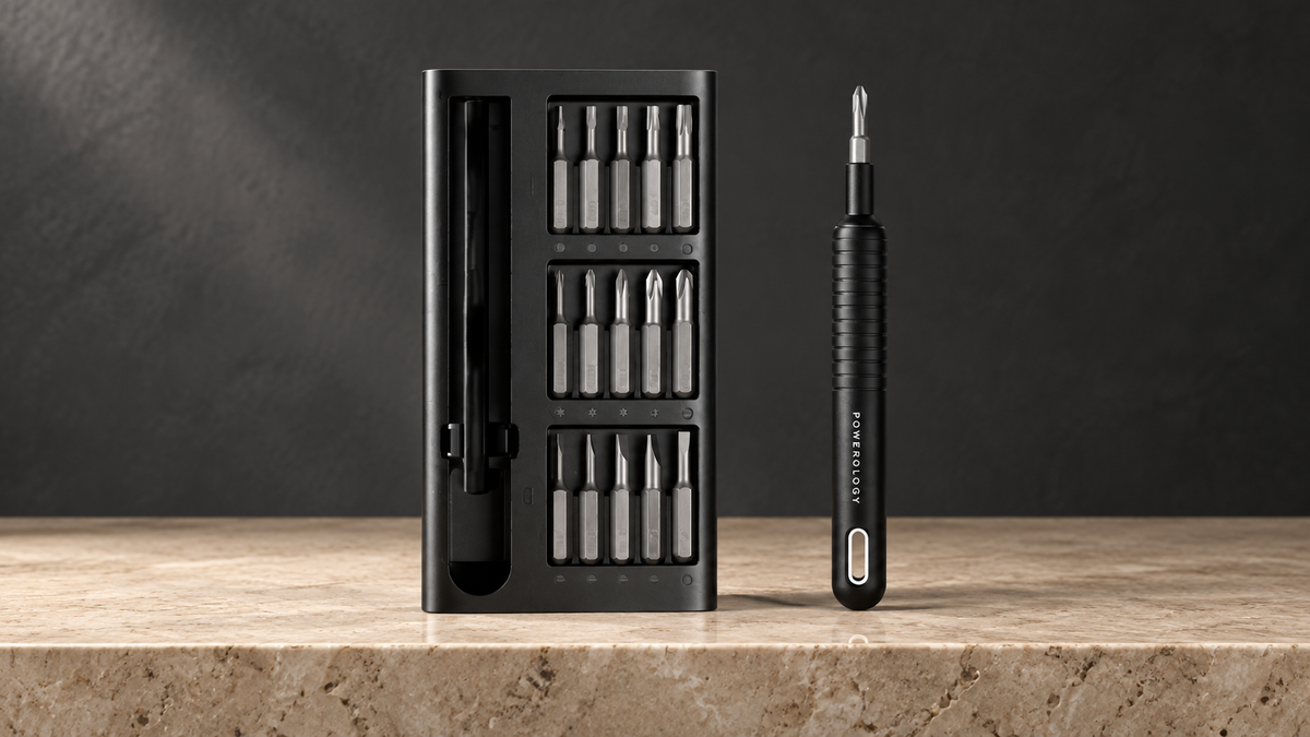 GREY Studio editorial | Powerology 30 in 1 Precision Screwdriver Set | P30SGY