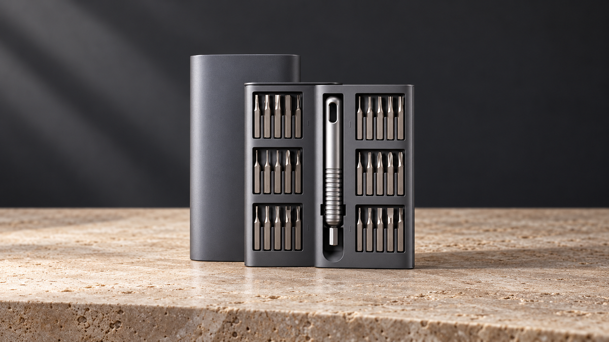 GREY Studio editorial | Powerology 31-in-1 Screwdriver Kit | P31IN1PSGY