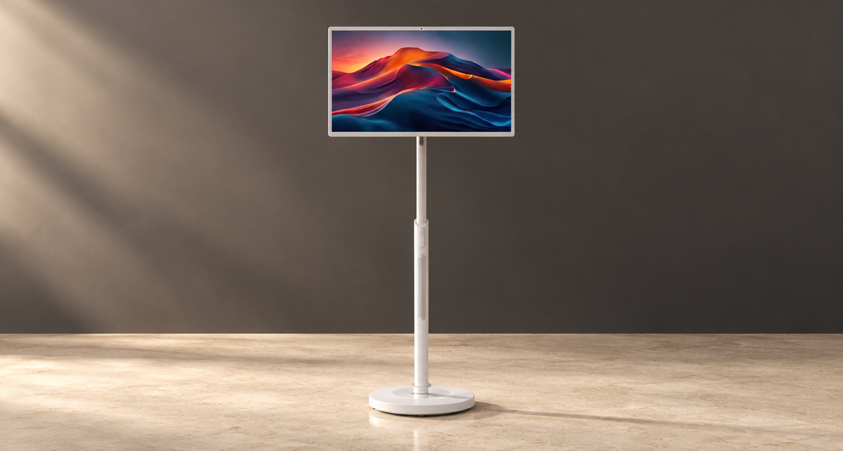 GREY Studio editorial | Powerology 32" Android Smart Screen - White | P32TSMWH