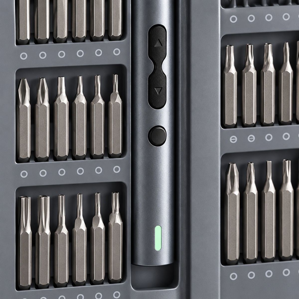 GREY Studio detail | Powerology 48 Bits Electric Screwdriver Kit | P62IN1ESGY