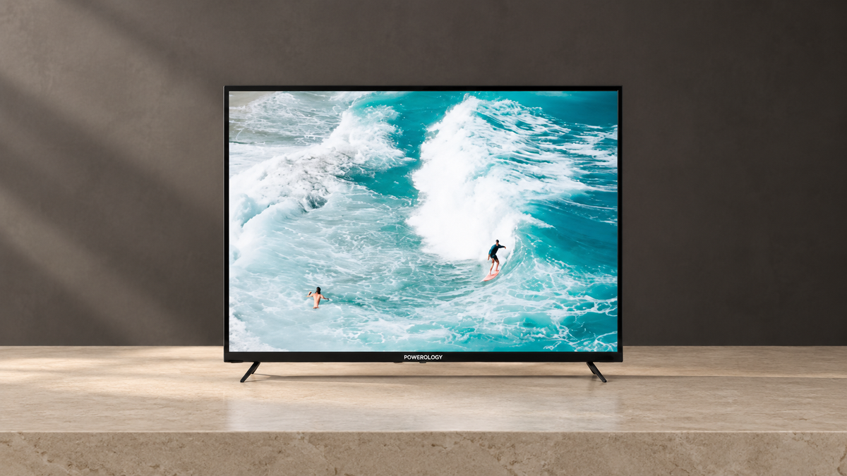 GREY Studio editorial | Powerology Break-Proof Android Smart TV 65" - Black | P65EPTVBK
