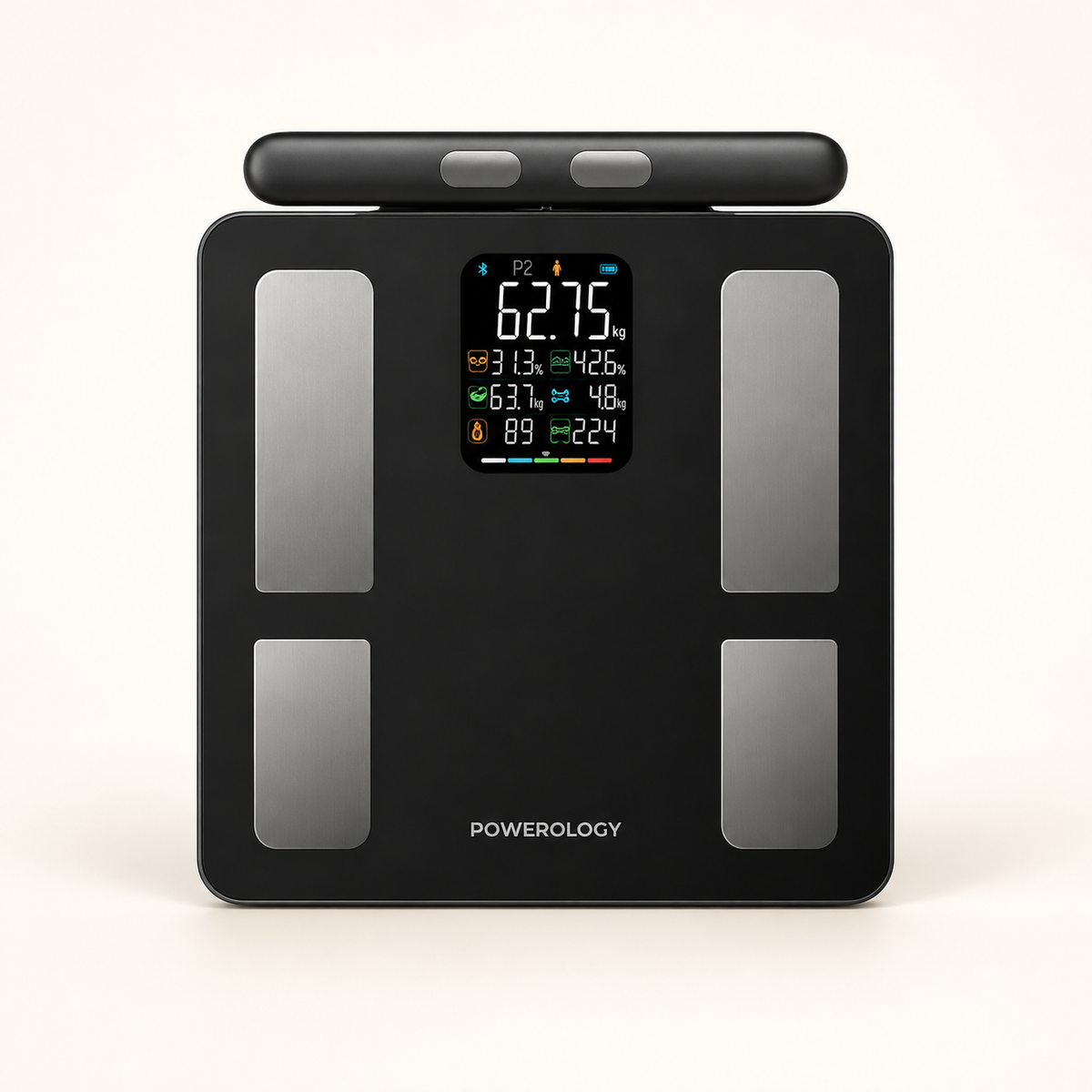 GREY Studio catalog | Powerology Advanced Precision Smart Scale - Black | P8EBSCALE