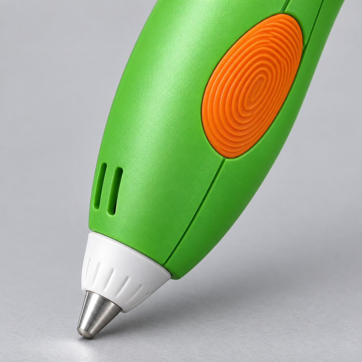 GREY Studio detail | Porodo Cordless Kids 3D Printing Pen 550mAh ( Filaments Included 3 Colors ) - Green | PD-3DPPN-GN