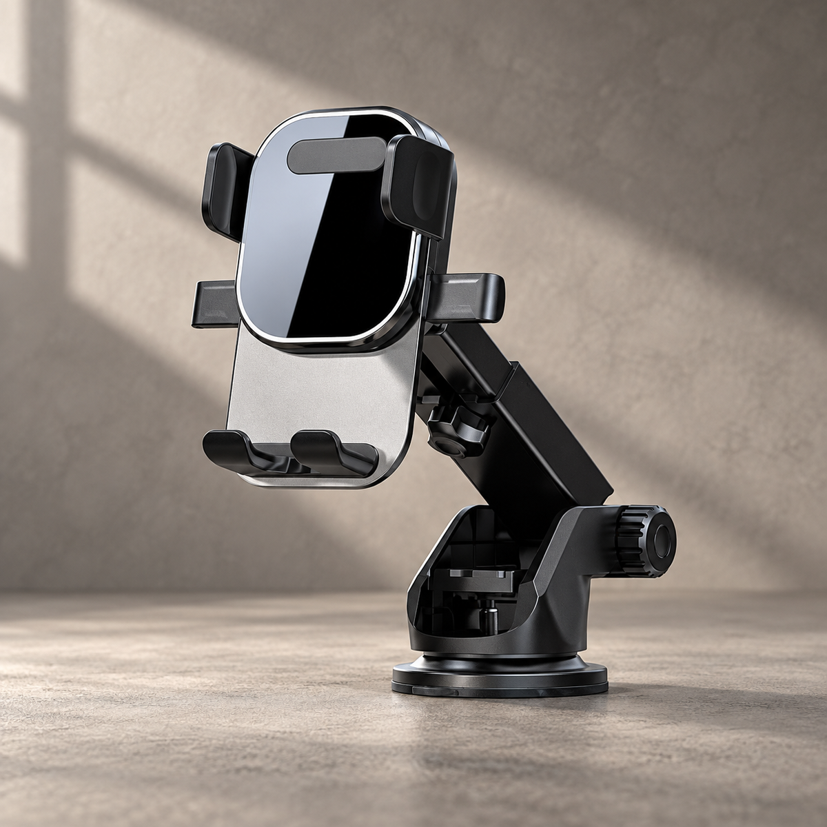 GREY Studio editorial | Porodo Adjustable Car Mount Black | PD-AVACRM-BK