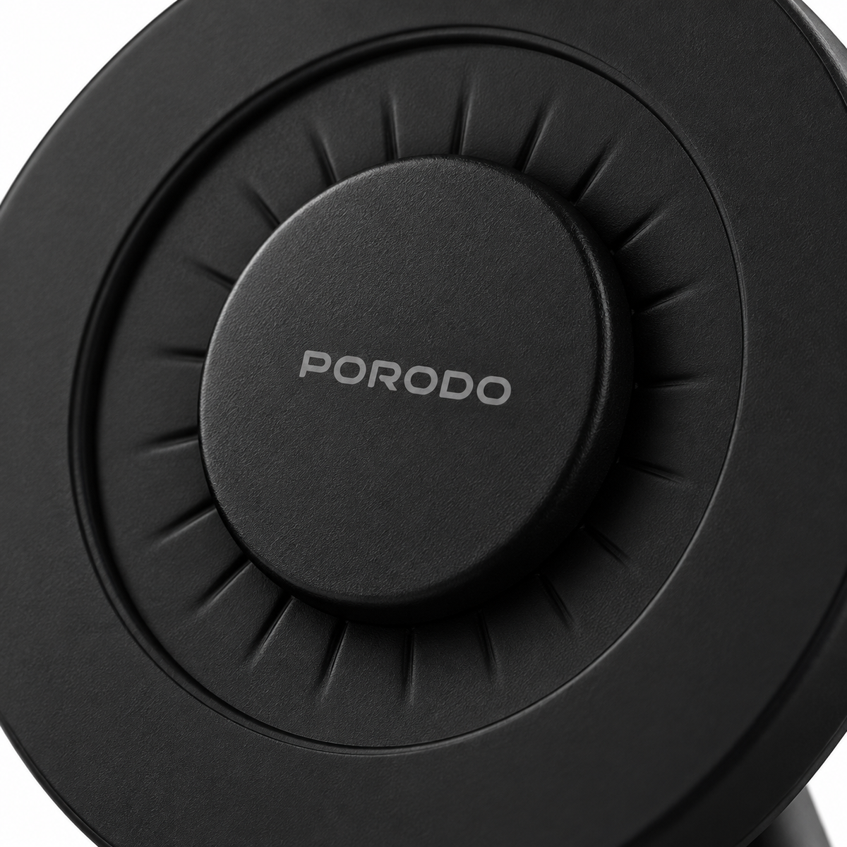 GREY Studio detail | Porodo MagSafe Magnetic Desk Mount - Black | PD-HSM11-BK