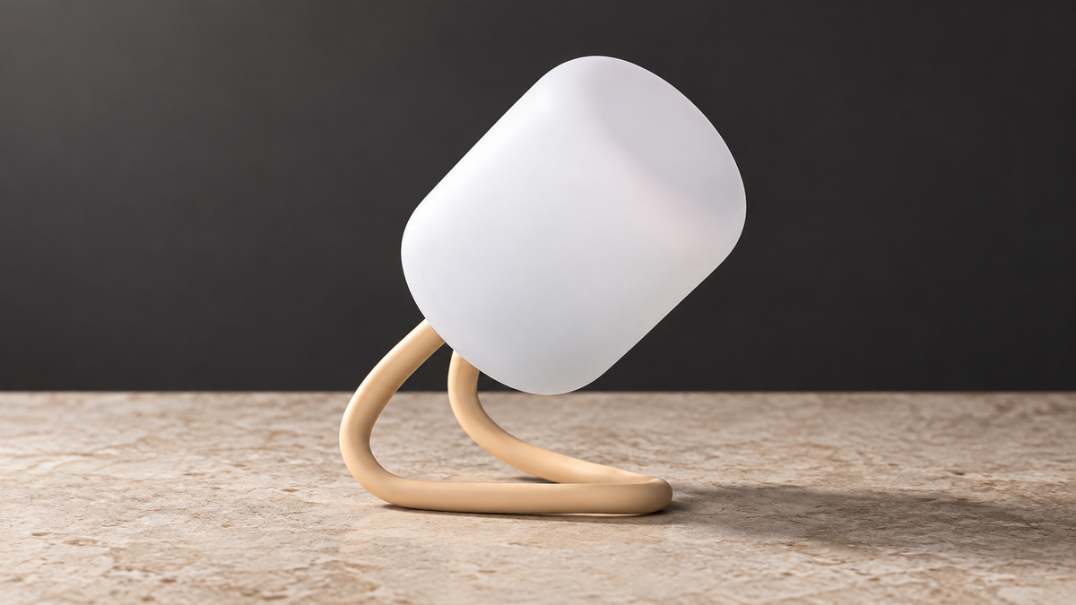 GREY Studio editorial | Porodo Lifestyle Soft Silicon Mini Camping Lamp - Light Brown | PD-LFSMCL-LTBR