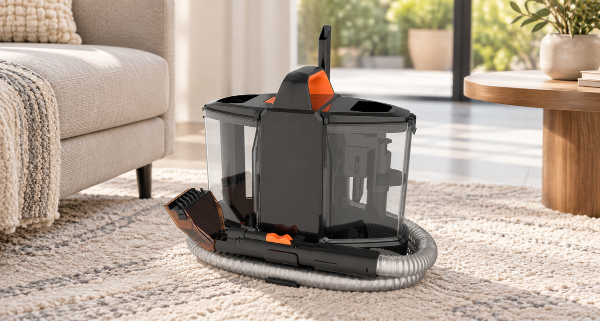 GREY Studio lifestyle | Porodo Lifestyle Sofa Carpet Spot Cleaner - Black | PD-LFST036-BK