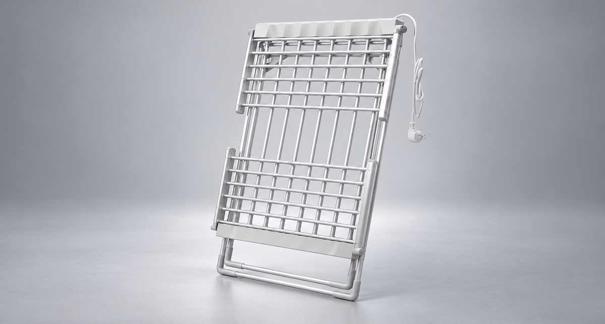 GREY Studio detail | Porodo Lifestyle Electric Heated Indoor Clothes Dryer - Silver | PD-LFST037-SL