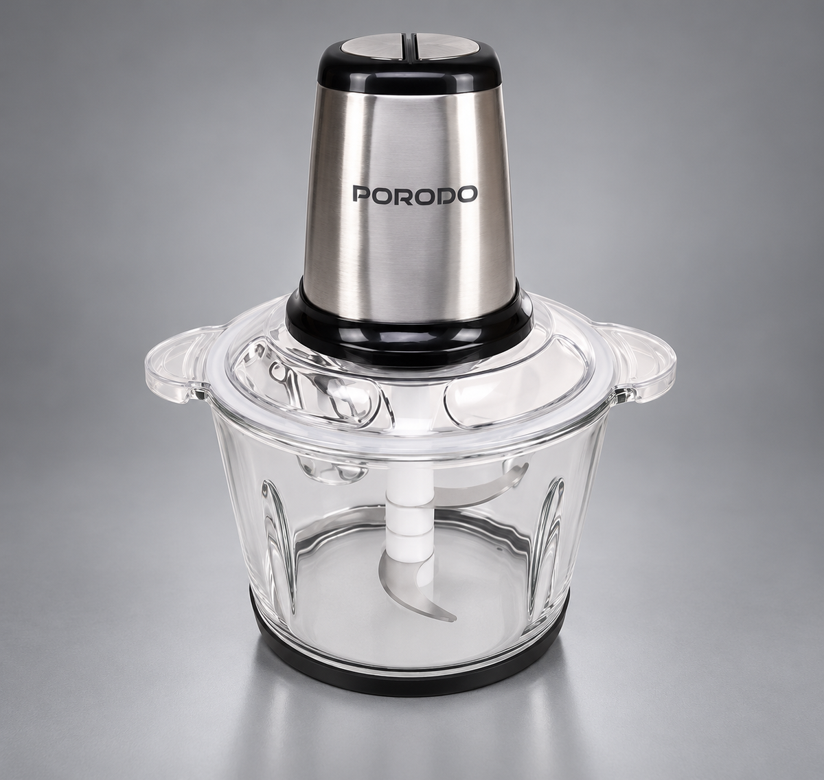 GREY Studio detail | Porodo Lifestyle Meat and Vegetable Electric Food Chopper - Black | PD-LFST045-BK