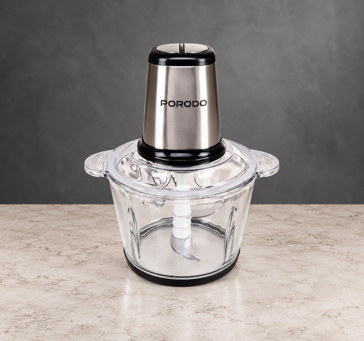 GREY Studio editorial | Porodo Lifestyle Meat and Vegetable Electric Food Chopper - Black | PD-LFST045-BK