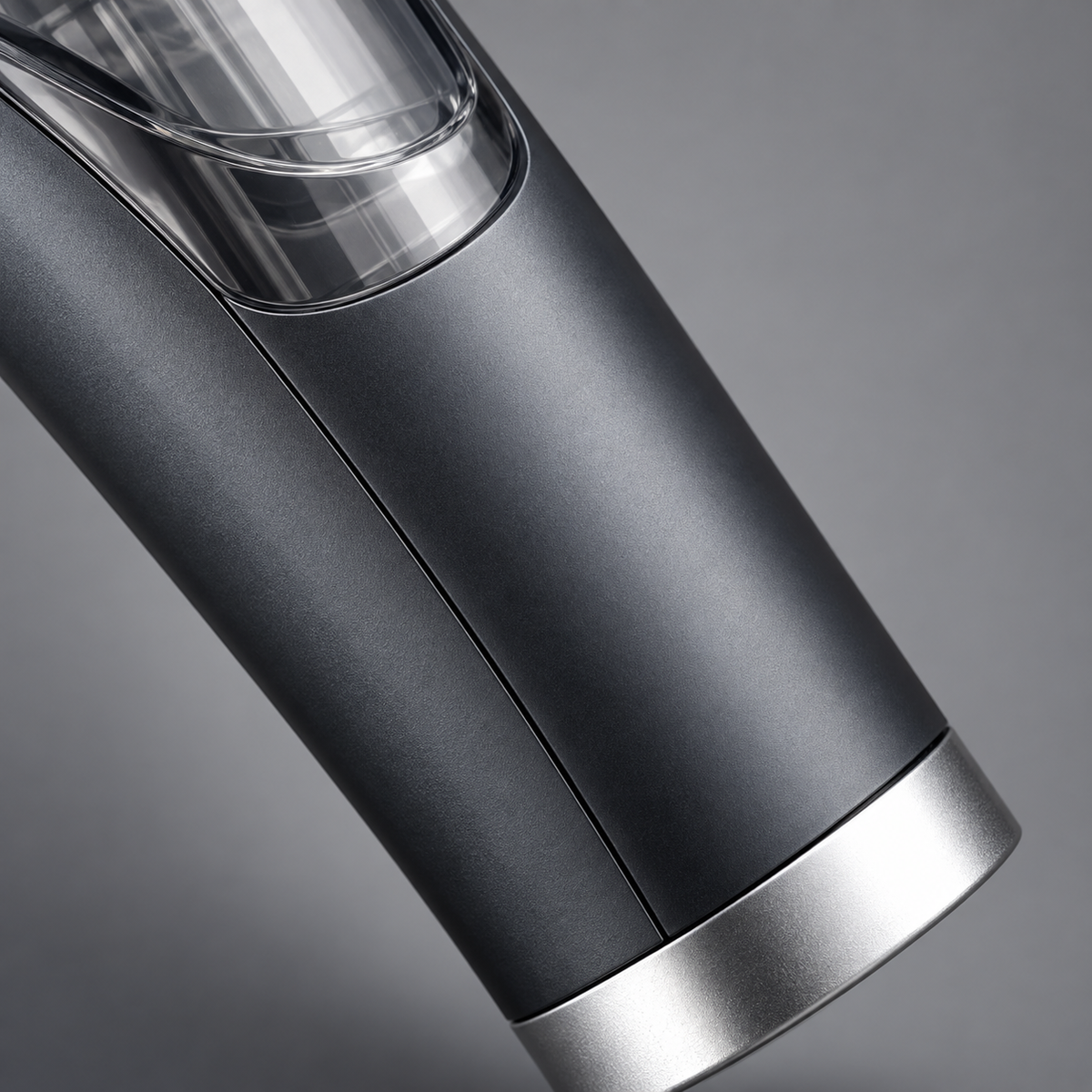 GREY Studio detail | Porodo Lifestyle Air Suction Beard & Body Trimmer - Black | PD-LFST063-BK