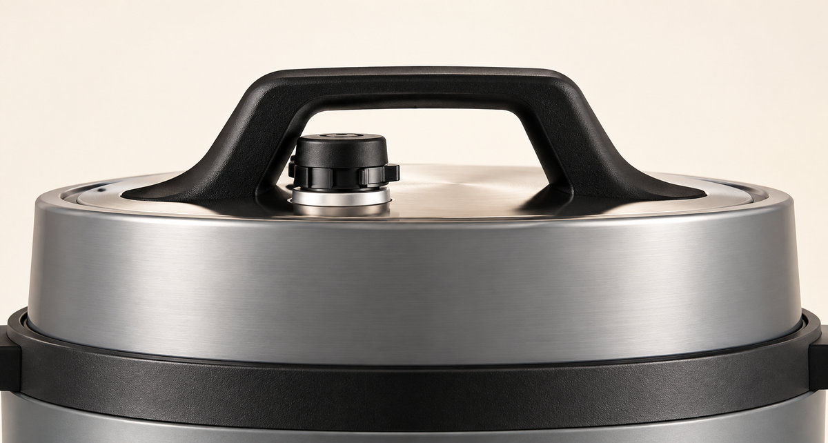 GREY Studio detail | Porodo Lifestyle 1300W Multi-Cuisine Pressure Cooker - Black | PD-LFST070-BK