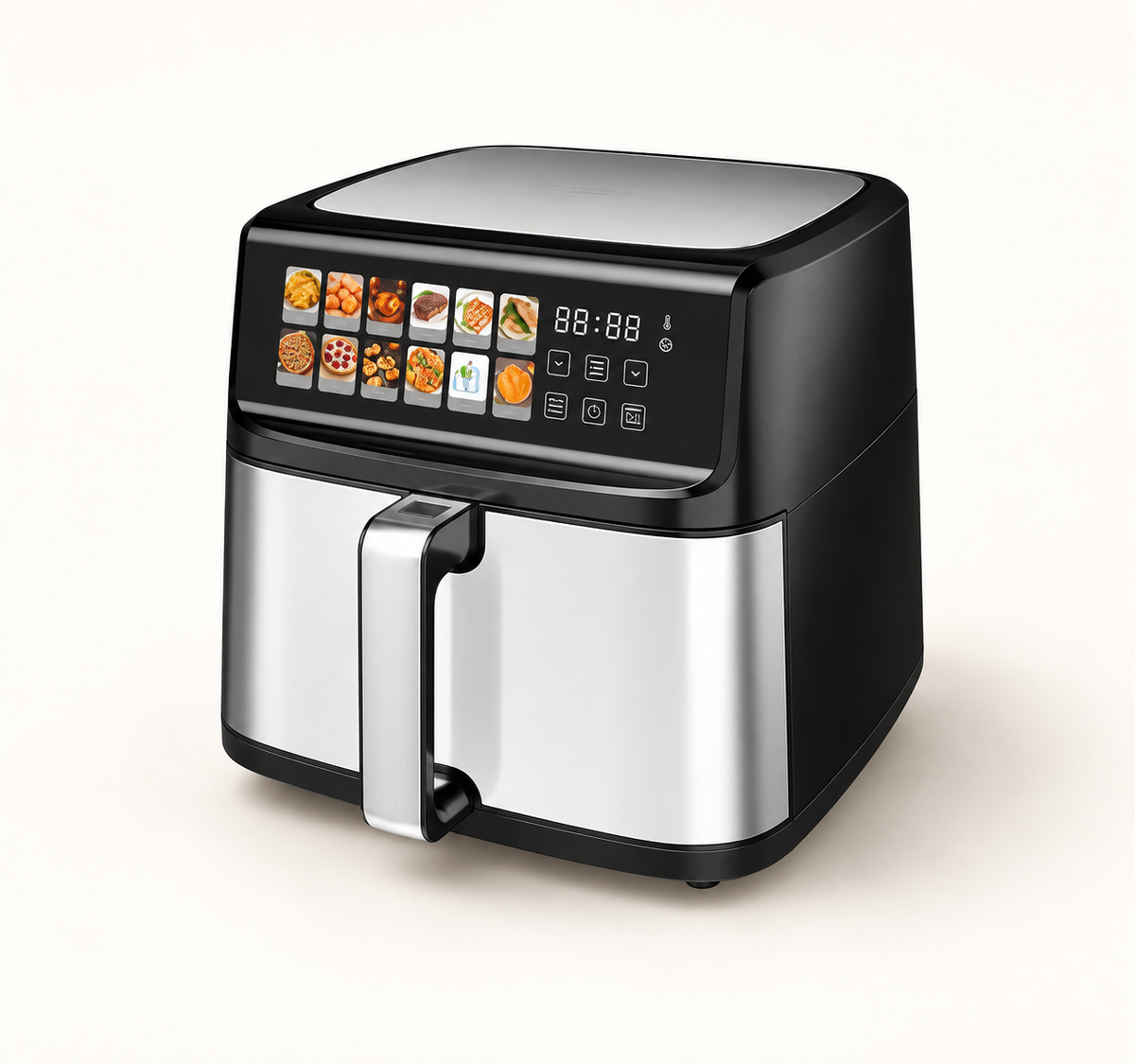 GREY Studio catalog | Porodo Lifestyle Large Capacity Air Fryer - Black | PD-LFST096-BK