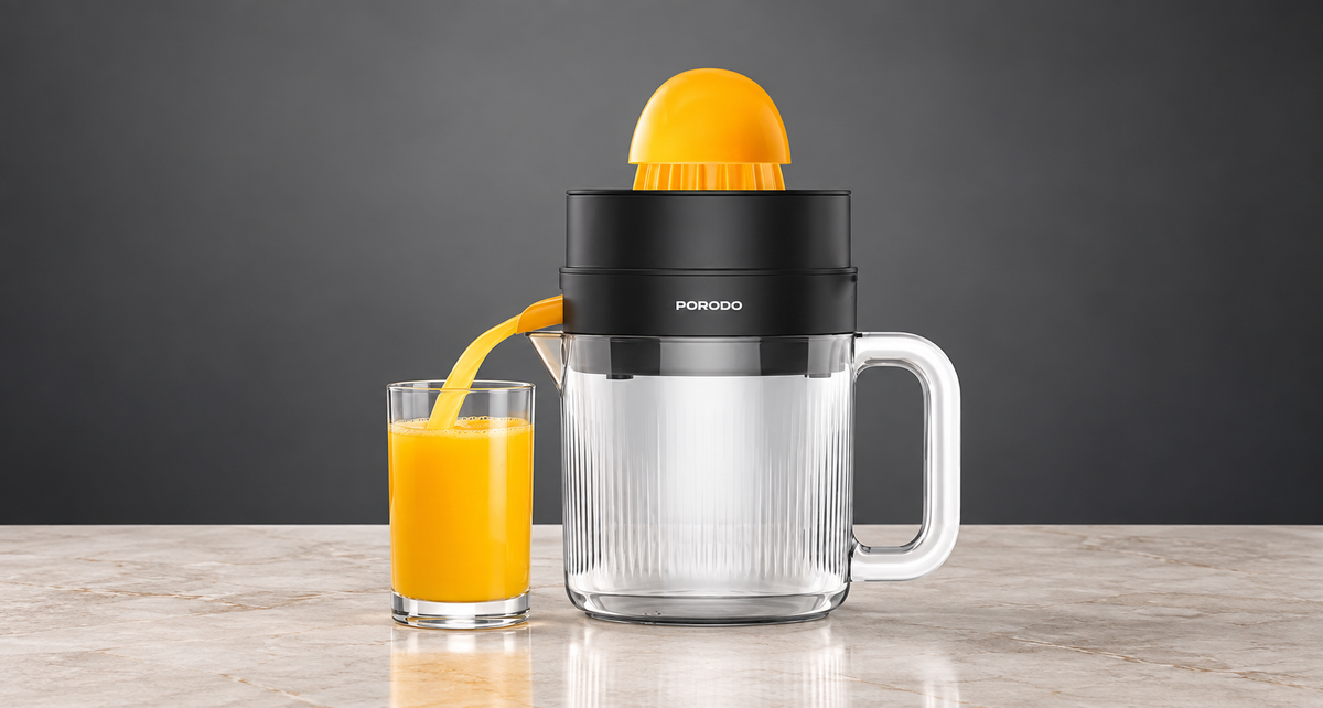 GREY Studio editorial | Porodo Lifestyle BI-Directional Juicer - Black | PD-LFST123-BK