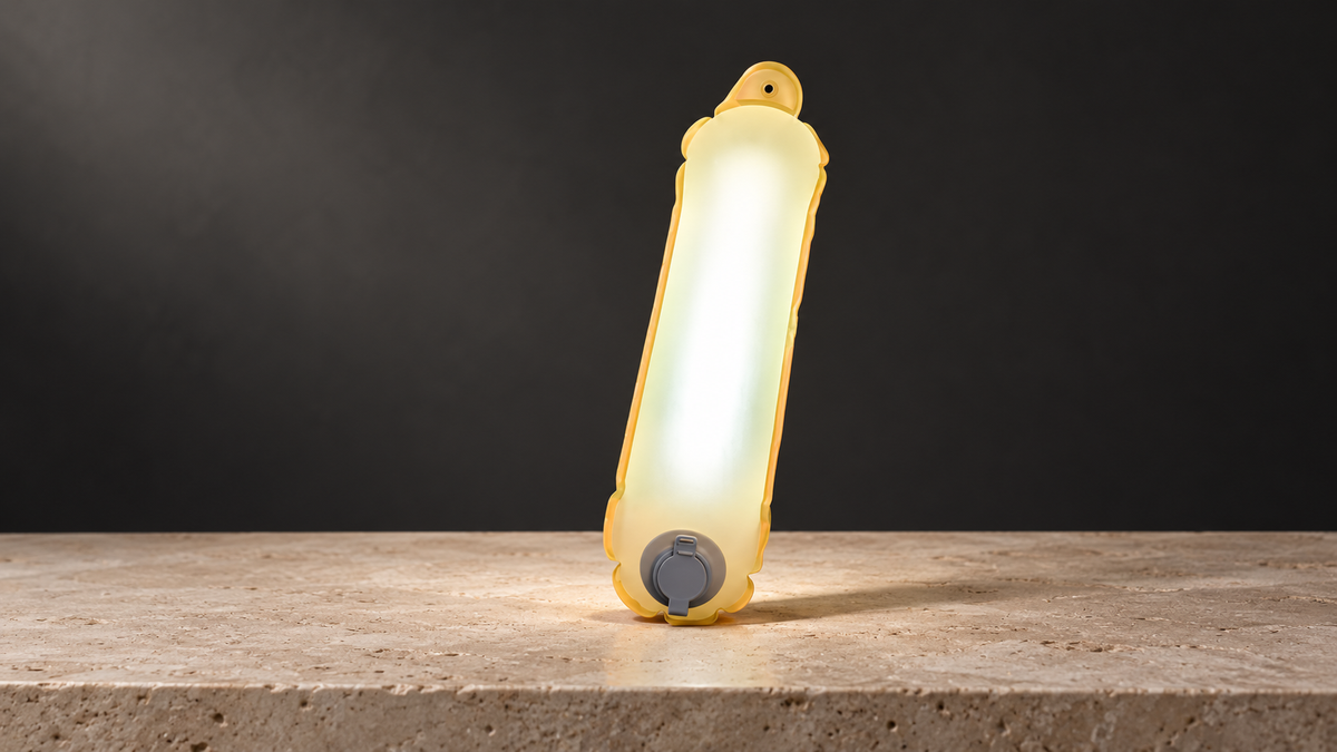 GREY Studio editorial | Porodo Lifestyle Inflatable Outdoor Magnetic Tube Light - White | PD-LFST136-WH