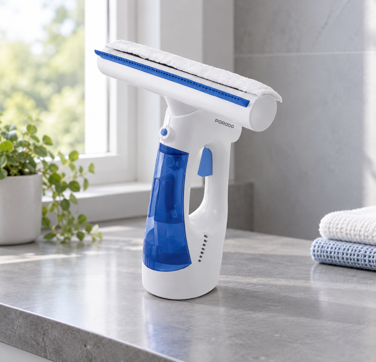 GREY Studio lifestyle | Porodo Lifestyle Handheld Window Cleaner - White | PD-LFST146-WH