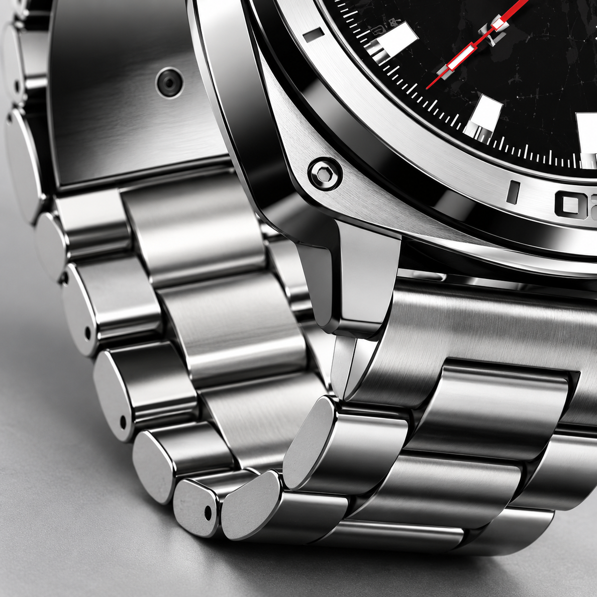 GREY Studio detail | Porodo Chrono Steel Smart Watch - Silver | PD-LFST171-SL