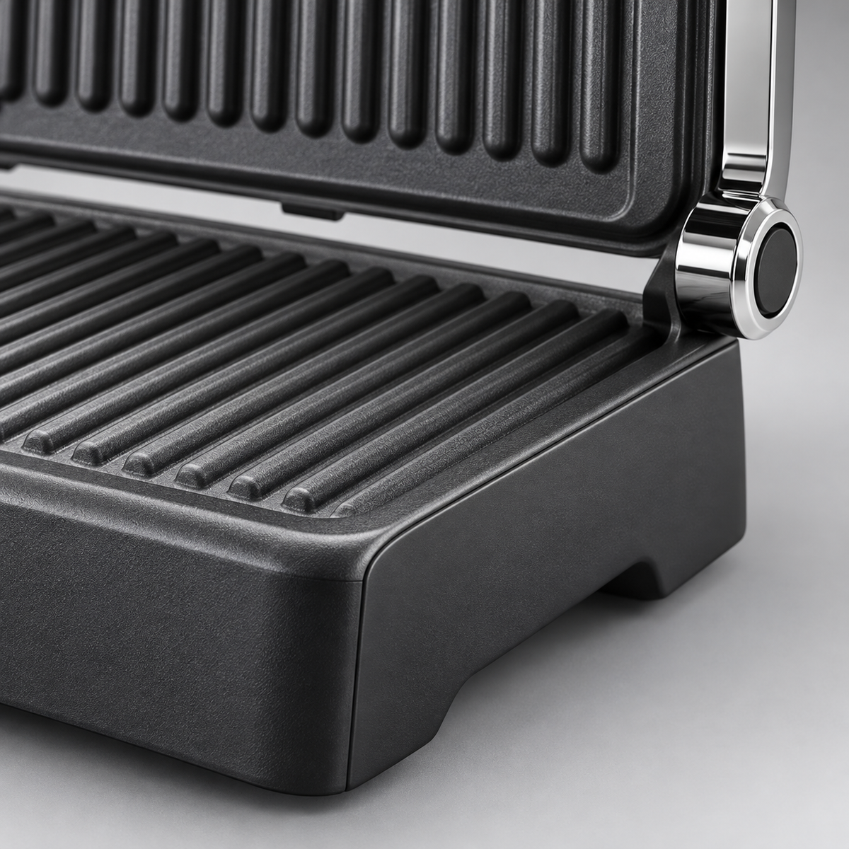 GREY Studio detail | Porodo LifeStyle Glasstop Digital Grill with Removable Grill Plate - Black | PD-LSDGGR-BK