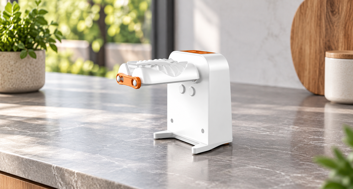 GREY Studio lifestyle | Porodo LifeStyle Portable Dumpling Maker - White | PD-LSDPLM-WH