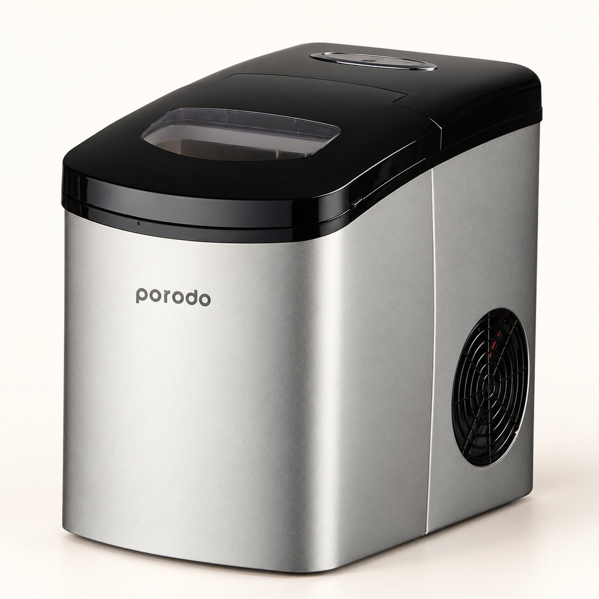 GREY Studio catalog | Porodo LifeStyle Ice Cube Maker Compact Portable Ice Maker - Black | PD-LSICEM-BK