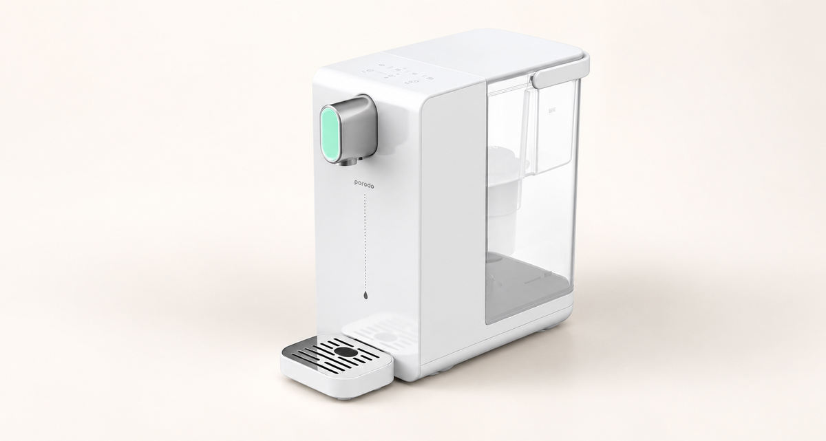 GREY Studio catalog | Porodo Lifestyle Instant Hot Water Dispenser With Automatic Ambient Lighting - White | PD-LSWDH-WH