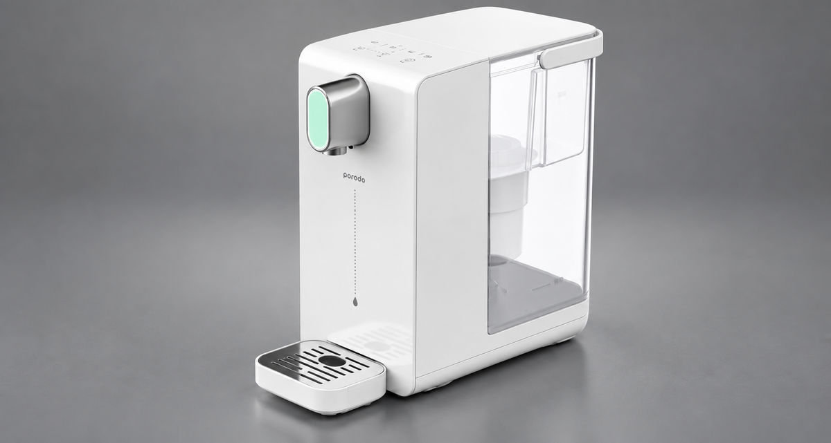 GREY Studio detail | Porodo Lifestyle Instant Hot Water Dispenser With Automatic Ambient Lighting - White | PD-LSWDH-WH