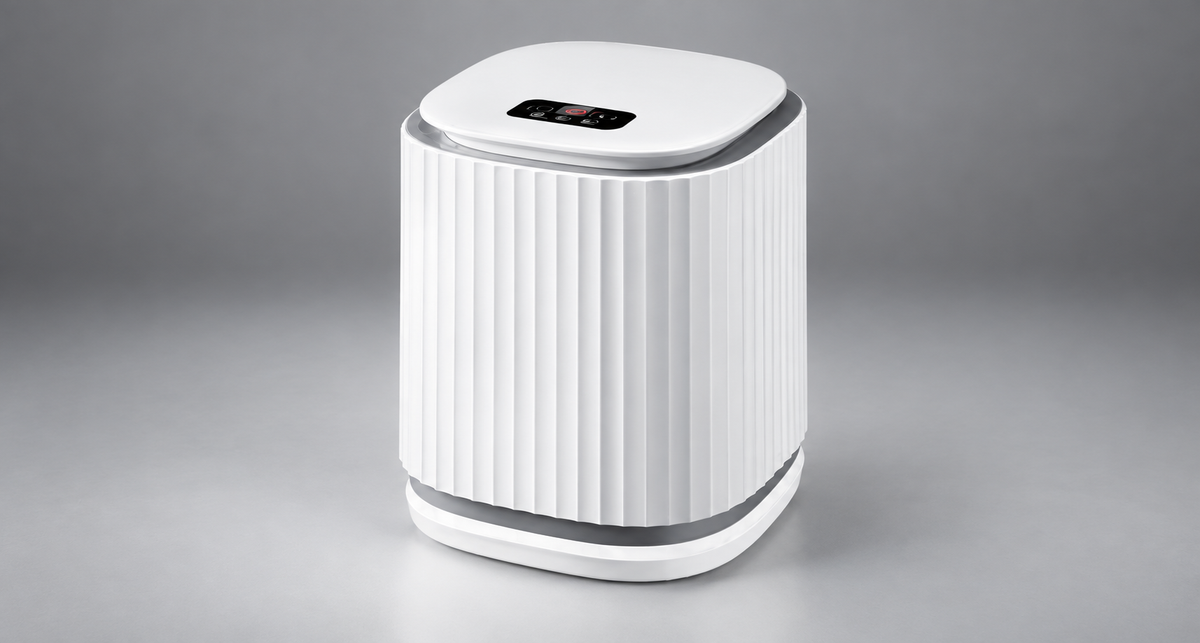GREY Studio detail | Porodo LifeStyle Mini Washing Machine - White | PD-MWSHM-WH