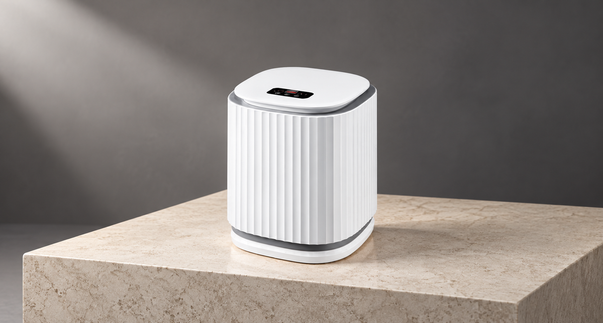 GREY Studio editorial | Porodo LifeStyle Mini Washing Machine - White | PD-MWSHM-WH