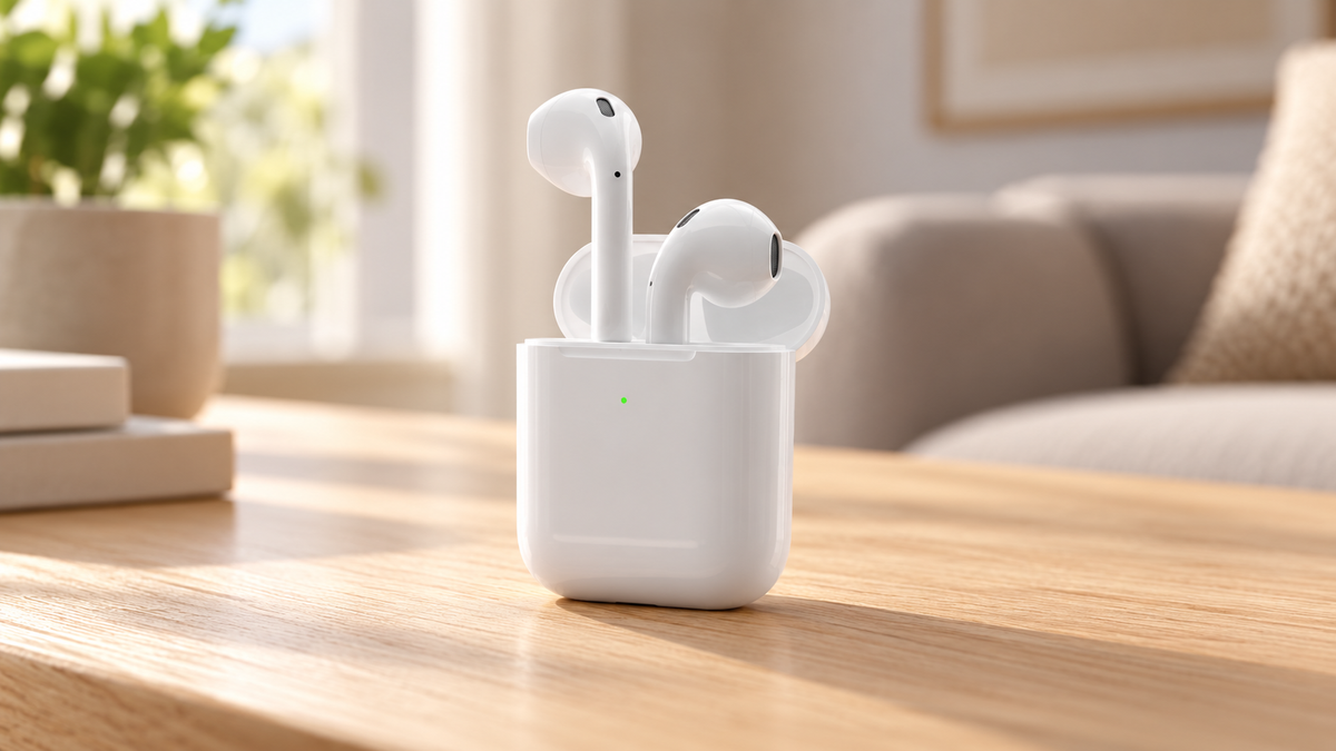 GREY Studio lifestyle | Porodo Soundtec ENC Earbuds 2 True Wireless - White | PD-STWLEP054-WH