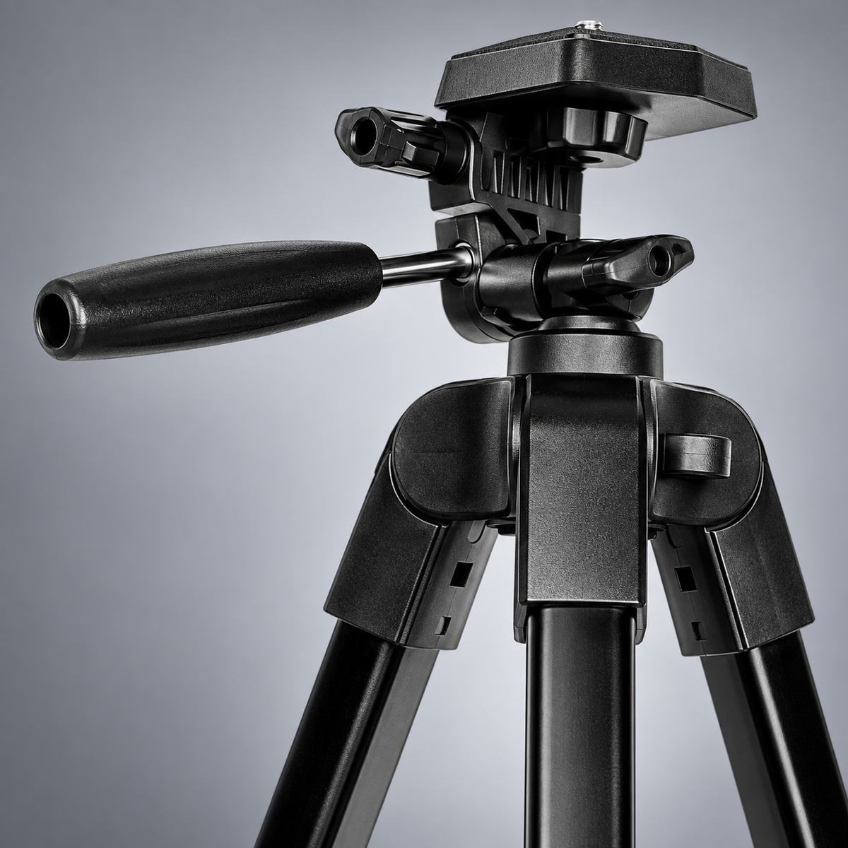 GREY Studio detail | Porodo Professional Gimbal Tripod - Black | PD-TRPAL-BK