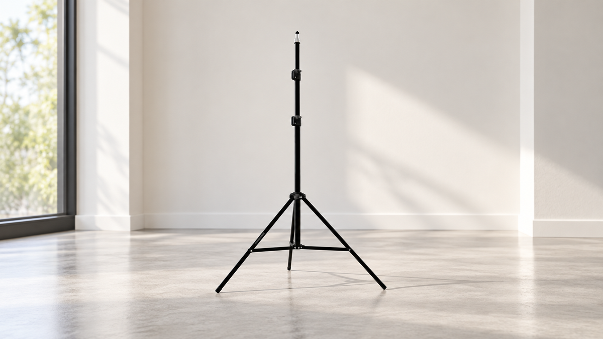 GREY Studio lifestyle | Porodo Portable Expandable Tripod - Black | PD21M2026BK