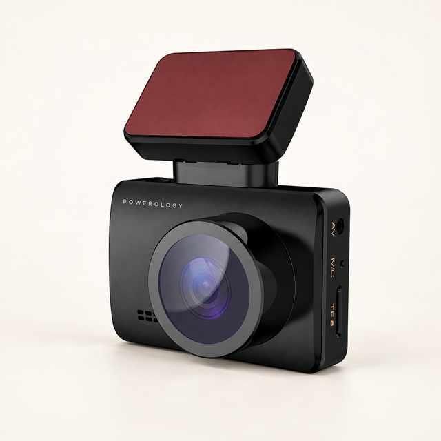 Powerology Dash Camera Pro Gap-less Cycling Recording with Full-HD Quality