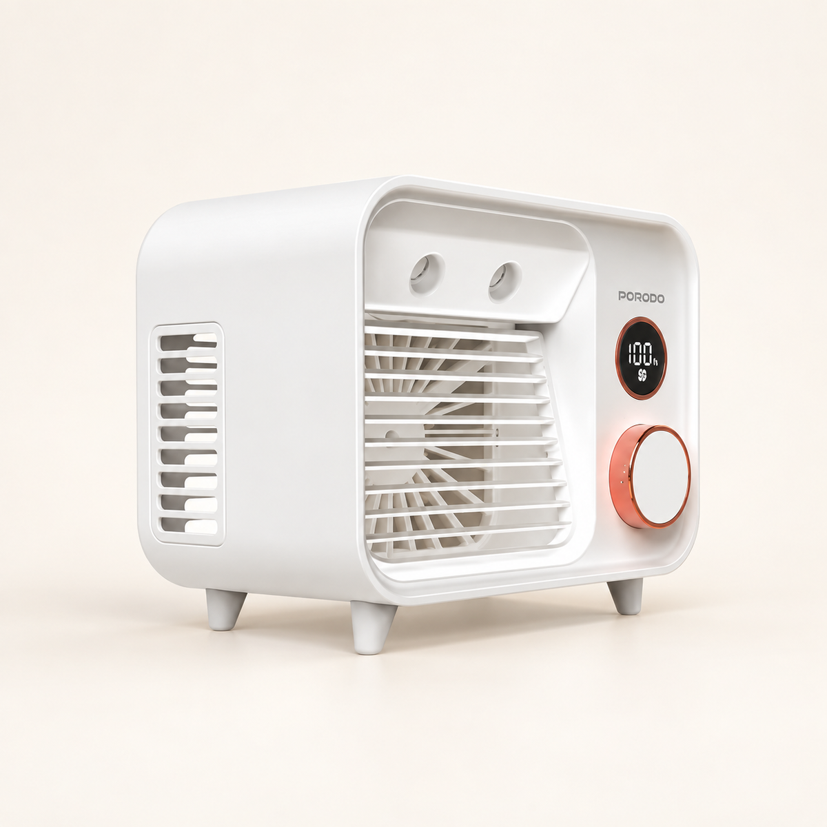 GREY Studio catalog | Porodo Lifestyle Mini Mist Fan Desktop Air Cooler - White | PDF853WH