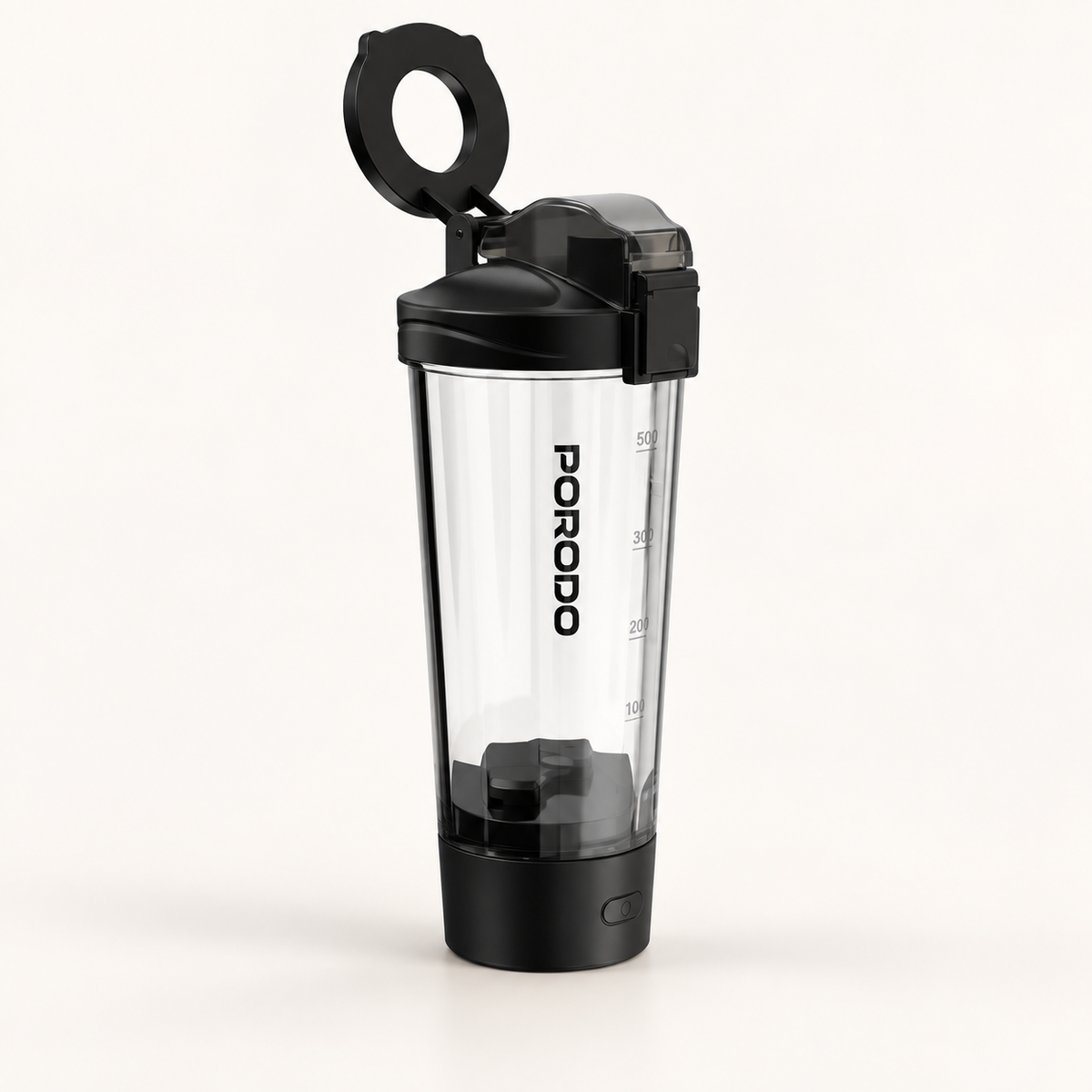 GREY Studio catalog | Porodo Lifestyle Grip & Mix Protein Shaker Bottle - Black | PDFFX396FQ