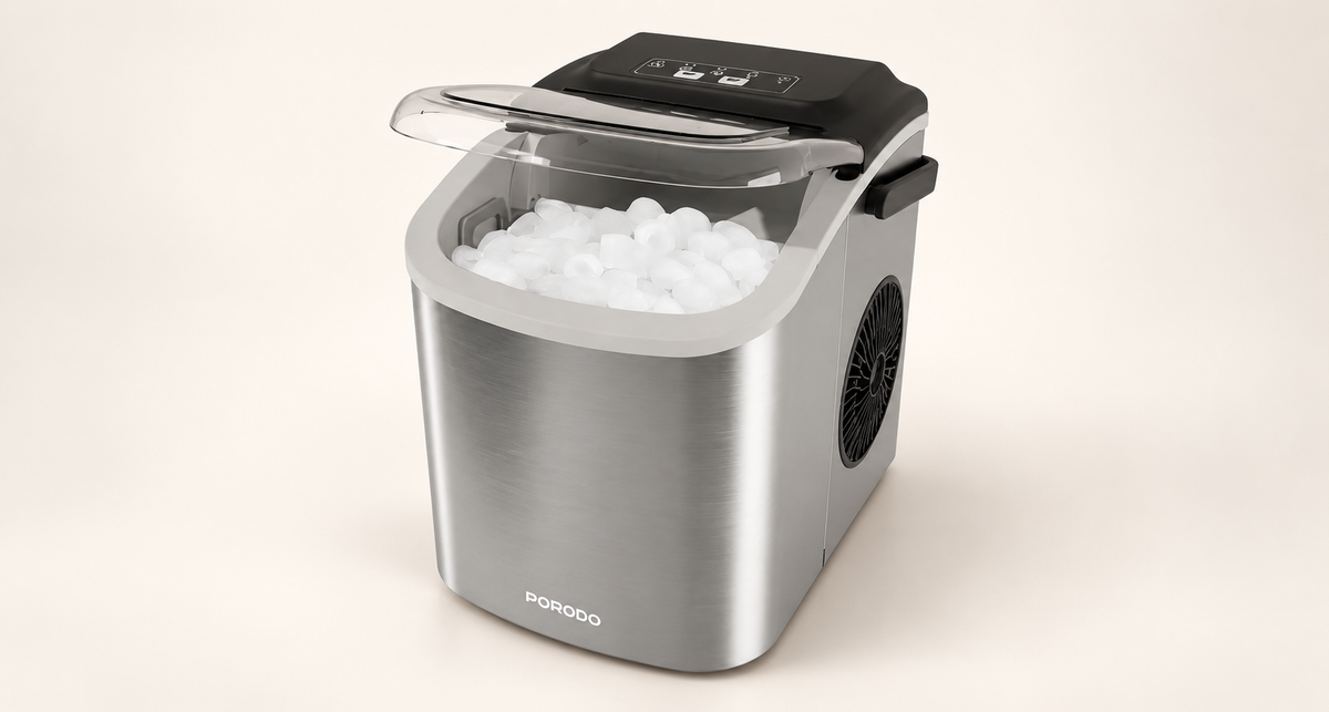 GREY Studio catalog | Porodo Lifestyle Instant Bullet Ice Maker - Silver | PDHZB12SL