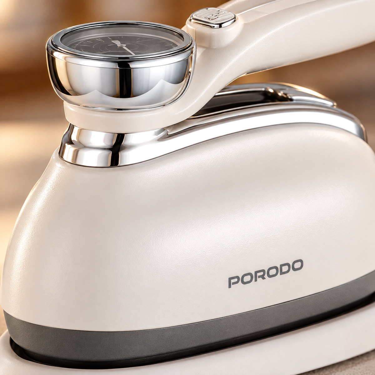 GREY Studio detail | Porodo Lifestyle Retro Thermometer Steam & Heat Iron - White | PDLFST116WH