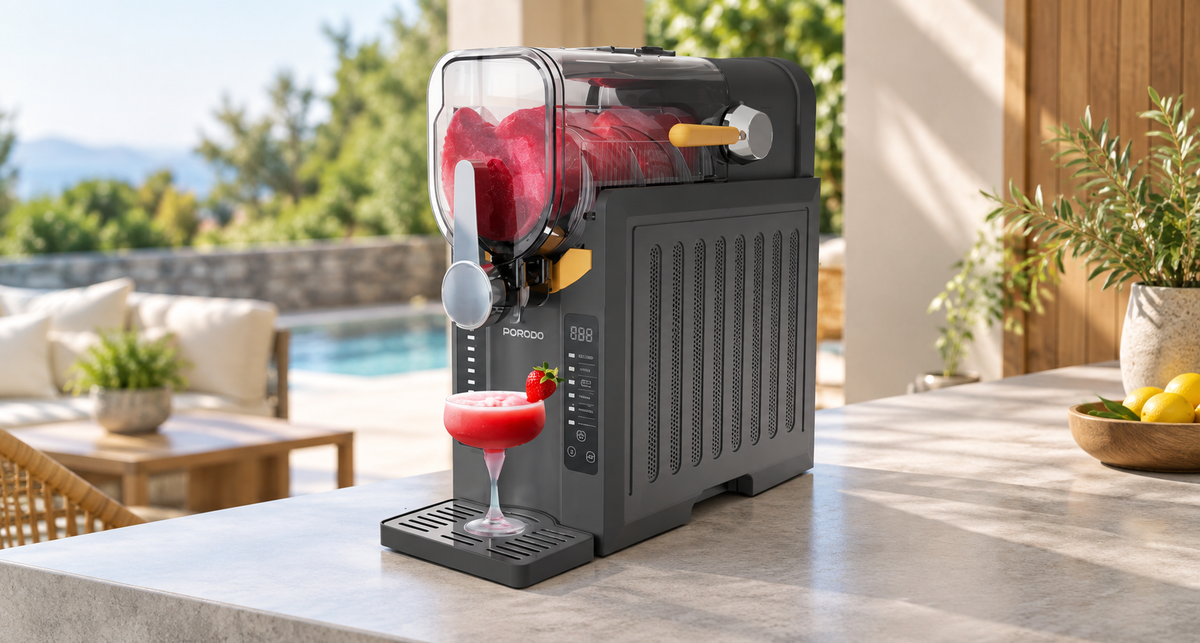 GREY Studio lifestyle | Porodo Lifestyle Multi-Function Slushie Maker - Black | PDLFST143BK