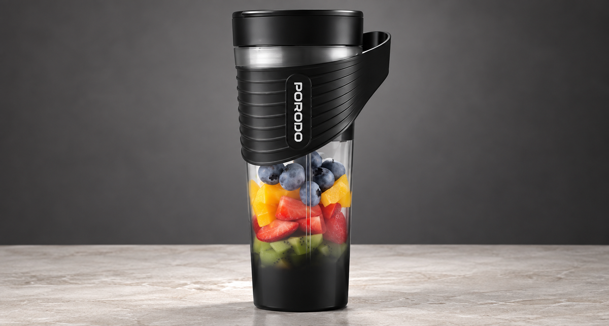 GREY Studio editorial | Porodo Lifestyle Freshmix Portable Blender - Black | PDLFST204BK