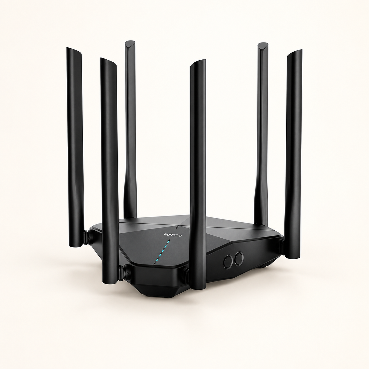 GREY Studio catalog | Porodo Dual Band Portable Wi-Fi Router - Black | PDLFST207BK