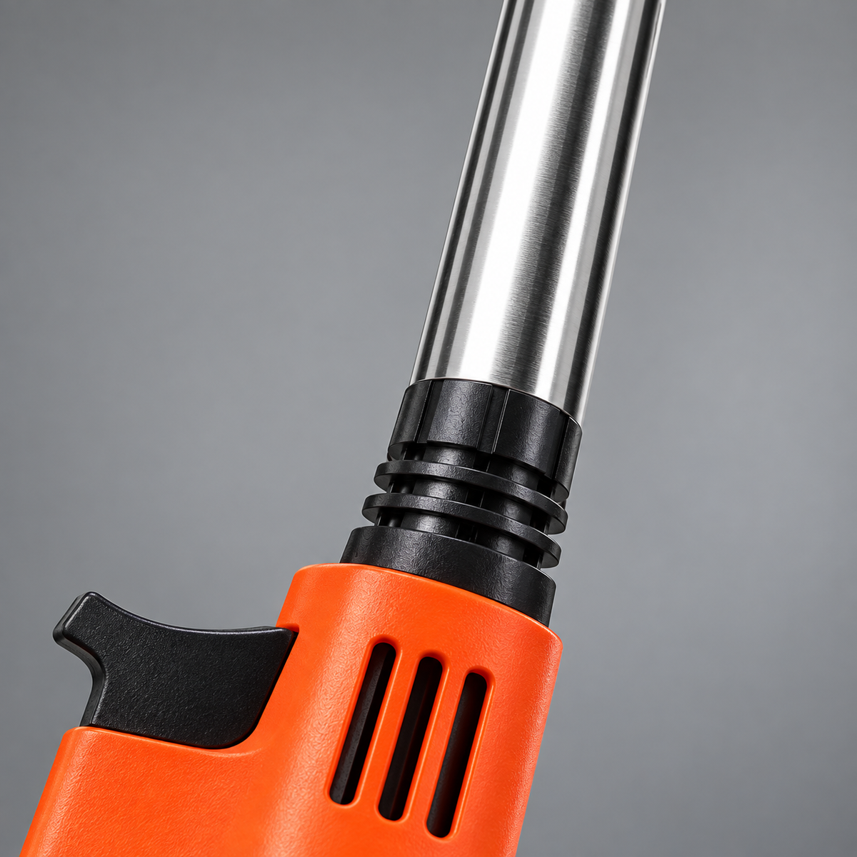 GREY Studio detail | Porodo Lifestyle Flamemaster Butane Gas Lighter with Piezo Ignition - Black | PDLFST930BK