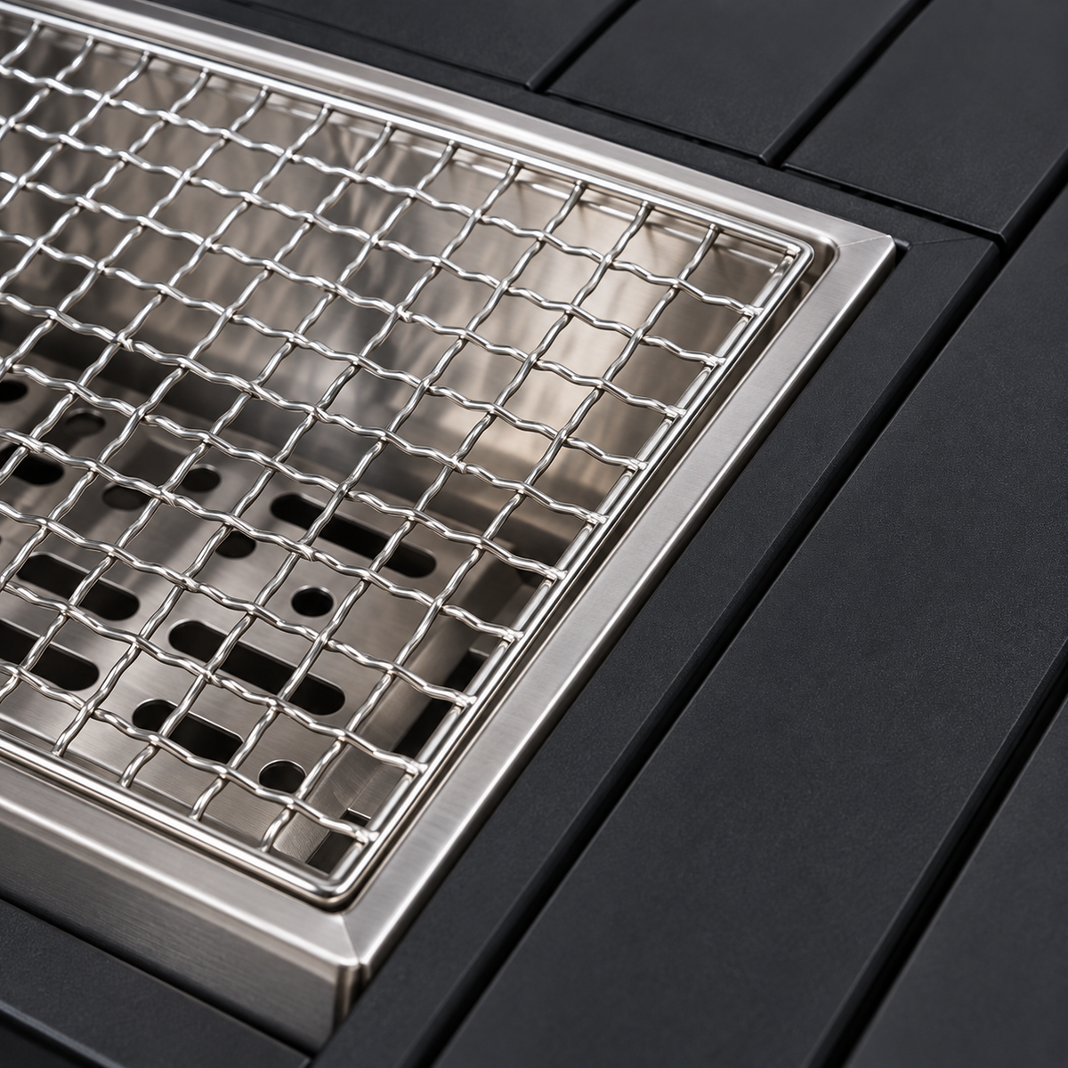 GREY Studio detail | Porodo Lifestyle All-In-One Outdoor Folding Table with Stove & Grill - Black | PDLFSTHGFT28BK