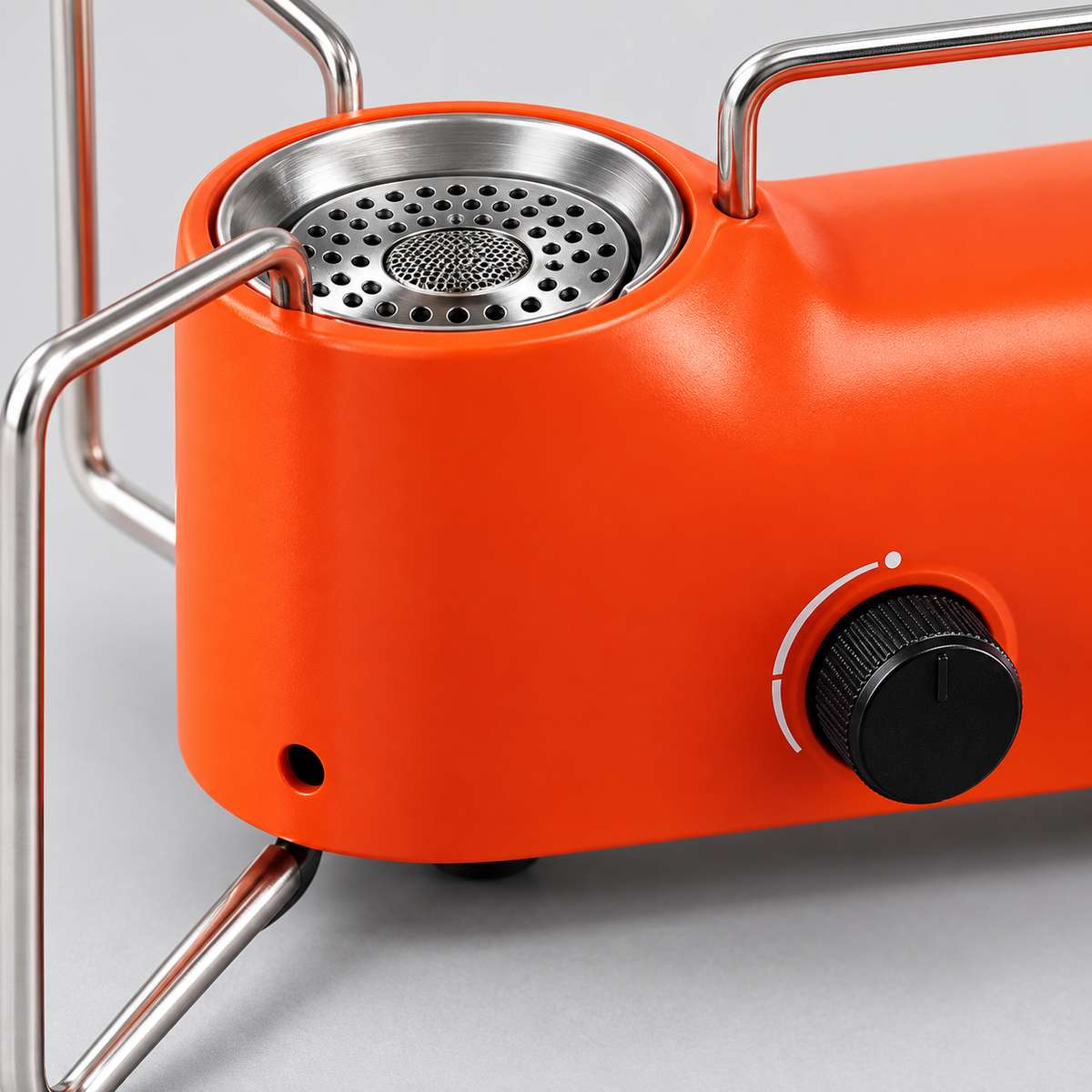 GREY Studio detail | Porodo Lifestyle Dual Burner Camping gas Stove - Orange | PDLFSTJY02OR