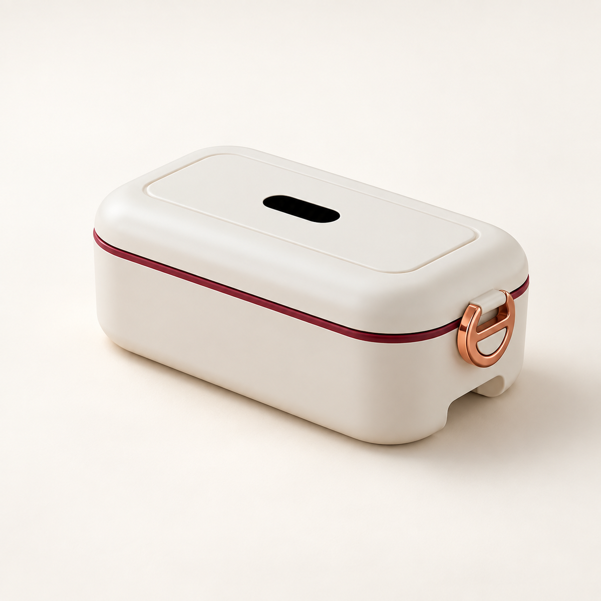 GREY Studio catalog | Porodo Lifestyle LunchMate Dual Mode Electric Lunch Box - White | PDLFSTL0376WH